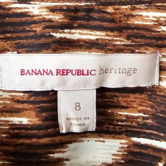 Banana Republic sheer cheetah print dress - Picture 6 of 7